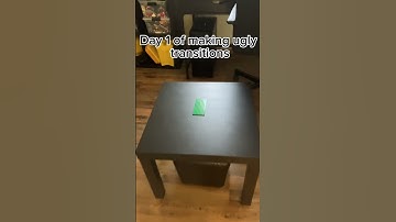 Day 1 of making ugly transitions
