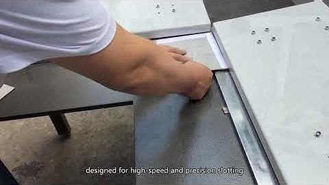 Automatic Grooving Machine(With Dual Feeding ) Chinese best Maker