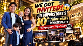 WE GOT INVITED! 😱 JG Superstore’s 10th Anniversary Dinner Party | Photographers’ Night Out!