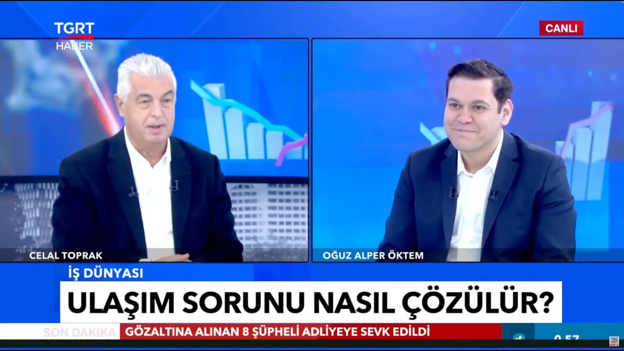 TGRT Haber’de yayınlanan İş Dünyası’nda Celal Toprak’ın sorularını cevapladım.