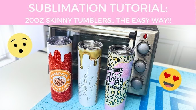 How to Sublimate Tumblers in an Oven + Mistakes to Avoid - Daily Dose of DIY