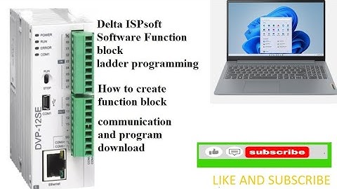 #delta ispsoft create function block program #how to create function block