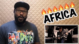 TOTO - AFRICA (Metal Cover by Leo Moracchioli feat. Rabea & Hannah) | REACTION