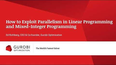 How to Exploit Parallelism in Linear Programming and Mixed-Integer Programming
