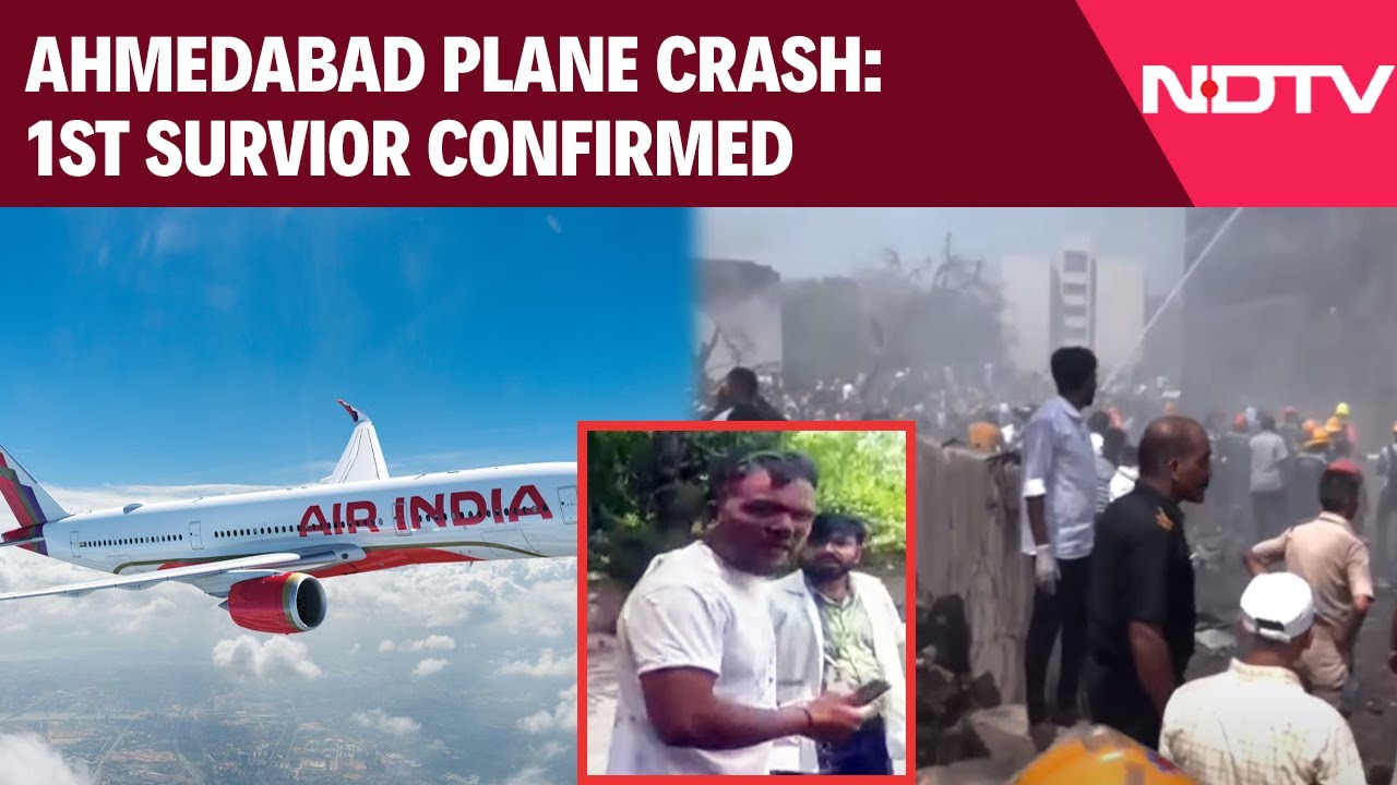 Ahmedabad Plane Crash News | Air India Flight With 242 Onboard Crashes In Ahmedabad