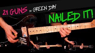 21 Guns - Green Day guitar cover by GV + chords chords