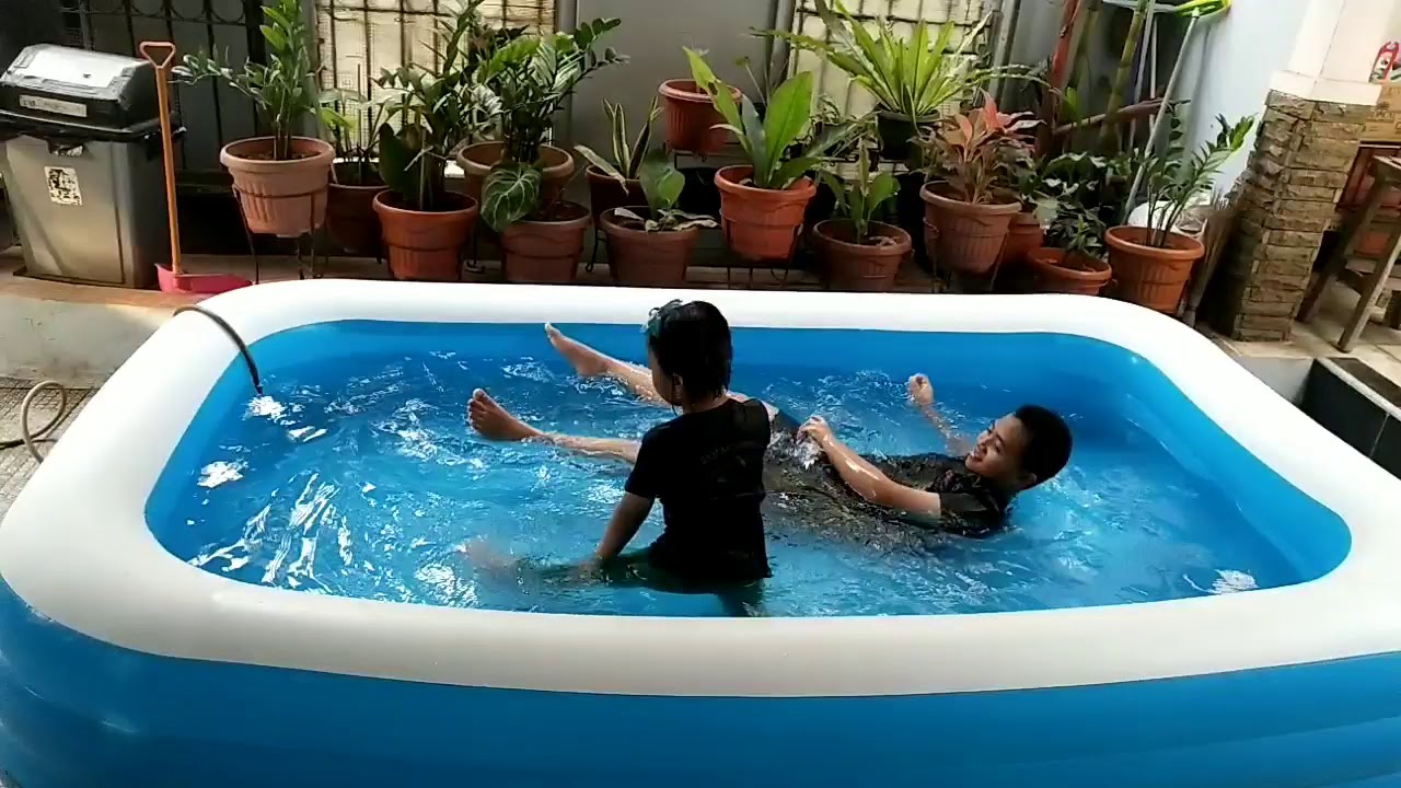 tutorial renang di kolam bestway 