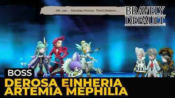 Bravely Default HD Remaster: Derosa Mephilia Einheria Artemia (Boss | Hard | Lv 1)