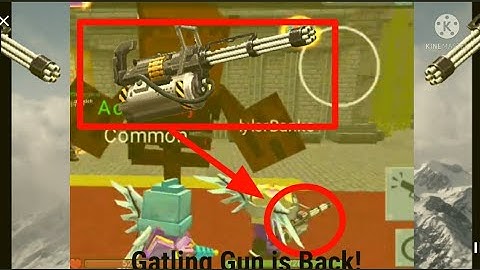 Blockman GO Skyblock (Glitch/Bug) Or Duplication Gatling??( Gatling Gun Is Back!)