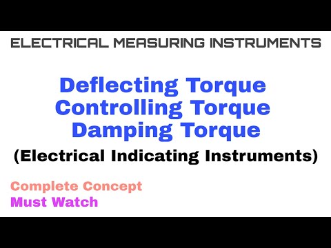 Video: Hvad er vigtigheden af at kontrollere drejningsmomentet ved indikering af instrument?