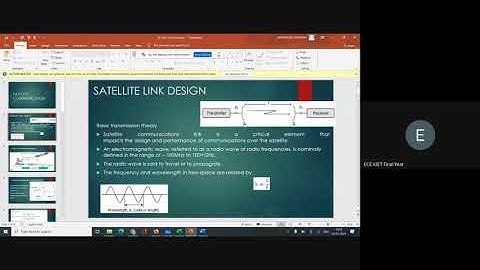 Satellite Communications Unit 3: Satellite Link Design concepts