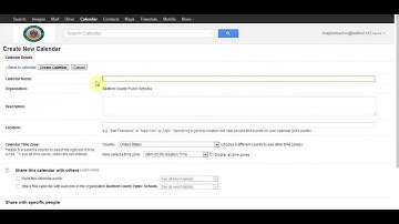 Creating the Calendar Part 1
