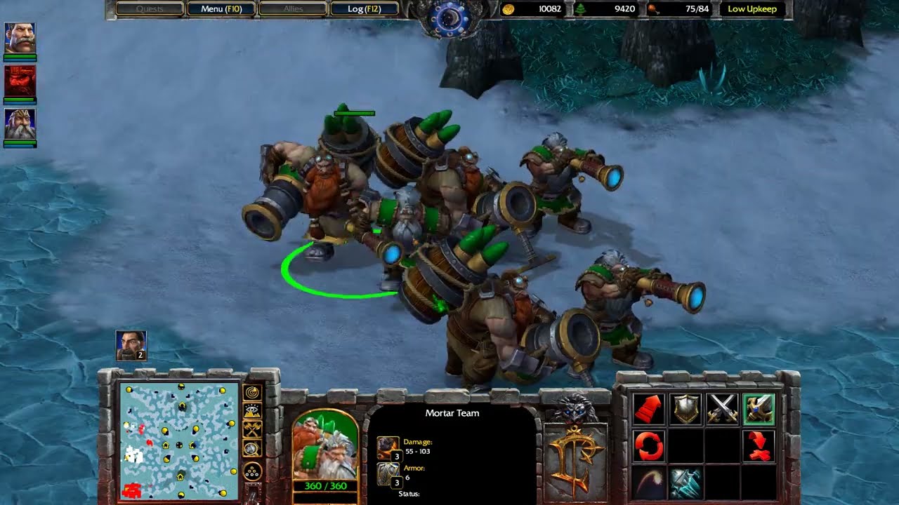 Warcraft III  Reforged | Human | " Mortar Teams "