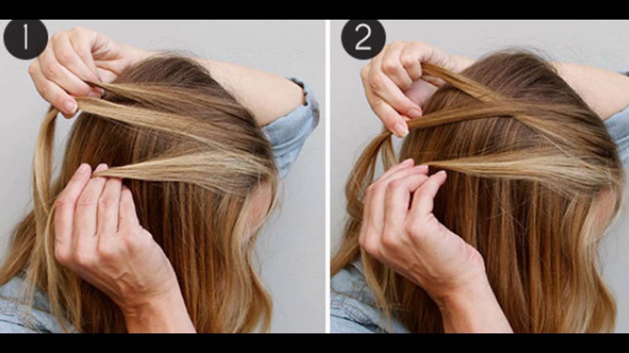 Waterfall Braid For Medium Hair Youtube