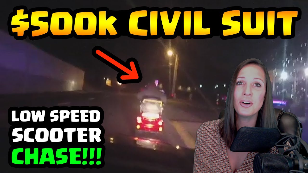 $500k CIVIL LAWSUIT - POLICE CHASE DISABLED WOMAN ON MOBILITY SCOOTER ...