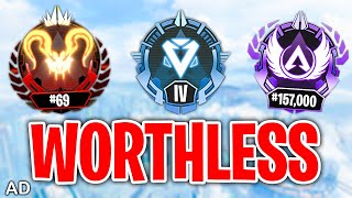 YOUR RANK means NOTHING In Apex Legends...
This video is sponsored by Alienware and NVIDIA. Find out more about how NVIDIA Reflex can boost your in-game performance here: https://bit.ly/SimplyAshton_NVIDIA
Thanks to Alienware and NVIDIA for sponsoring the video!
Apex Ranked is RP is super easy to get, ranking up has never been so easy to do, and I’m here to explain how and why ranked mode is broken and why respawn need to fix it in the next update or the new season 13 update.
Subscribe: https://bit.ly/3qD34pL
Merch: https://www.simplyashton.com/
Watch the newest videos: https://bit.ly/3wWJXYU
Follow Simply Ashton
Twitter: https://bit.ly/3Clwzyu
Twitch: https://bit.ly/3FhgQCt
Watch more videos!
Apex Season 11: https://bit.ly/3Hose1m
Tier Lists: https://bit.ly/3qNQAvq
Most Popular: https://bit.ly/3nmJcoN
#ApexSeason12 #ApexRanked #AD
Music:
Production Music by www.epidemicsound.com
Various Nintendo Artists YOUR RANK means NOTHING In Apex Legends...
