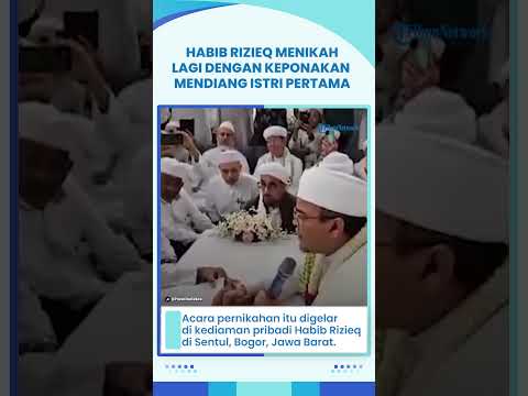 NIKAH LAGI, Habib Rizieq Nikahi Syarifah Mona Keponakan Mendiang Istri Pertama