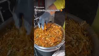 #Springrolls crunchy 🔥😀