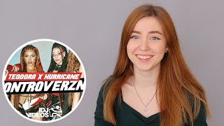 Girls react - TEODORA X HURRICANE   KONTROVERZNE  OFFICIAL VIDEO. Reaction Resimi