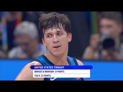 Austin Reaves slams home a thunderous put-back jam vs. Italy 🇺🇸  