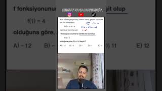 Tersi̇ Kendi̇si̇ne Eşi̇t Fonksi̇yon