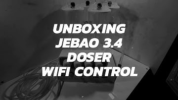 Jebao Doser 3.4 wifi Dosing Pump 2022 Unboxing & tutorial with marine source liquid containersاختراع