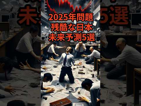 2025年問題 残酷な日本 未来予測5選！#ゆっくり解説 #就職 #転職 #50代 #2025  #就活 #未来