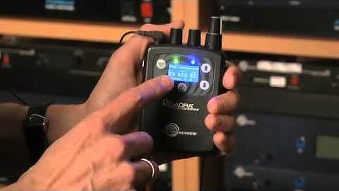 WNAMM 2011 Lectrosonics Quadra Digital Wireless Monitor (IEM) System