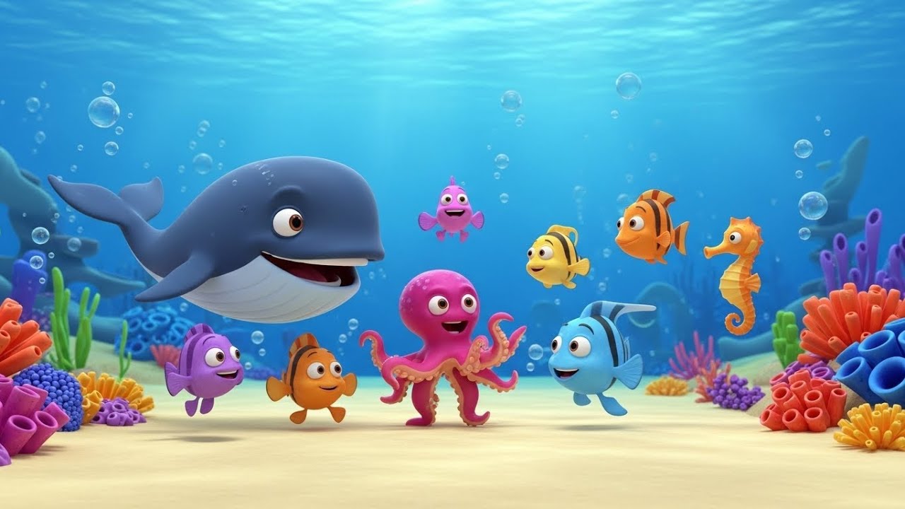 Whale Breathing Boogie 🐋🎶 | Fun Nursery Rhymes & Kids Songs for Toddlers 👶🌊