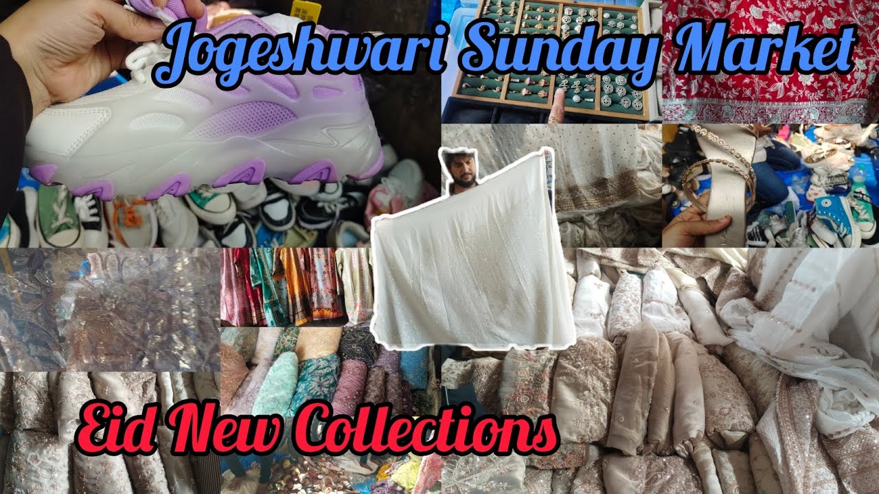 Jogeshwari Sunday Market 🛍️ | Ramzan Eid Collection 2026 🌙 Budget Shopping Vlog | Food and Travel 
