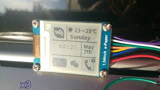 Waveshare E Paper Screen Turning Grey Under Sunlight