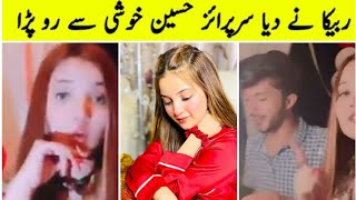 RabeecaKhan Surprise HussainTareen &HafsaKhan & ShaheerKhan Celebration With HussainTareen Rabeesain