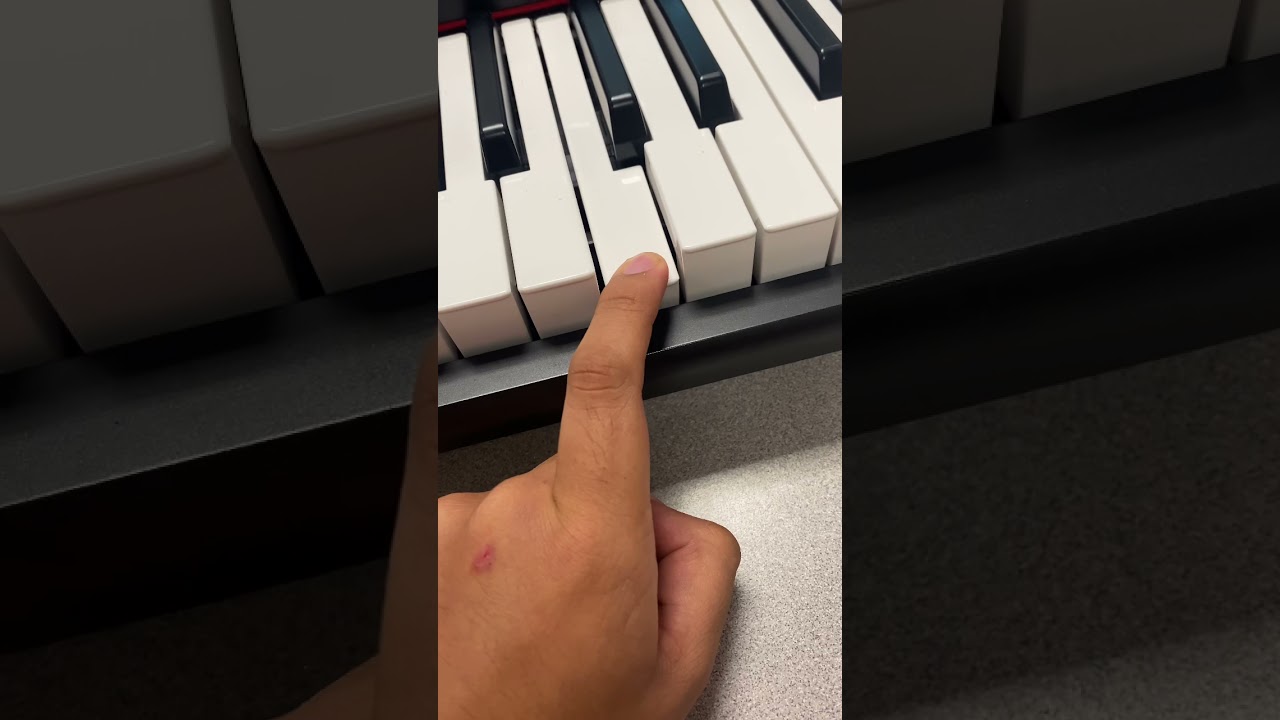 Schindler 500A Floor Passing Chime on Piano Keyboard