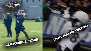 Ravens Training Camp HIGHLIGHTS: Ja'Kobi Lane Makes ANOTHER INSANE One Hand Grab 🔥😳