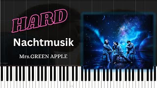 Download lagu Nachtmusik/Mrs. GREEN APPLE/Movie 『Silent Love』/Piano Tutorial/Hard/Sheet Music