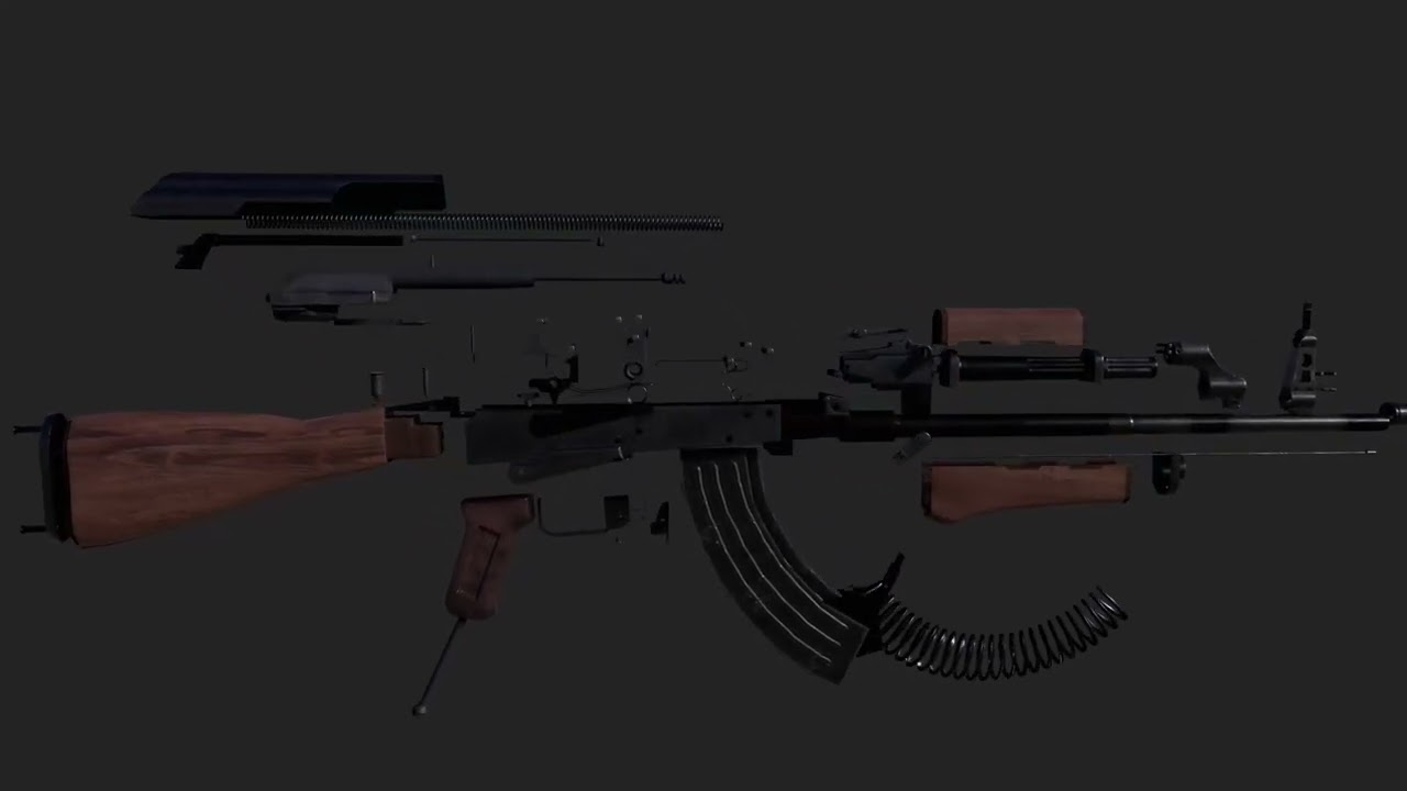 AKM Exploded View Render