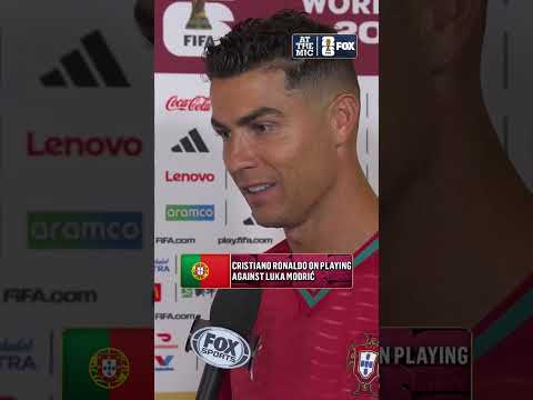 Ronaldo on what he said to Luka Modrić in what may have been the last meeting between the two