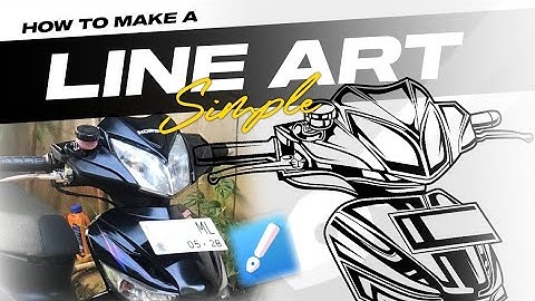 CARA MEMBUAT LINE ART DI ANDROID || INFINITE DESIGN