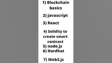 learn this skills to become nft developer #nft#blockchaindeveloper#dev#smartcontract#shorts