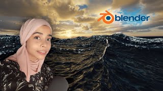 How to make ocean in blender| Beginner tutorial