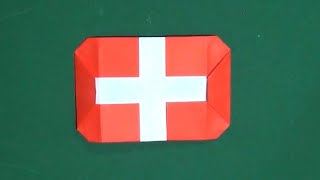 救急箱の十字マーク | 折り紙 | 折り方 First aid kit cross mark | Origami | How to fold