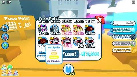 what happens if you fuse 2 rb hell spider and 1 cyber fox