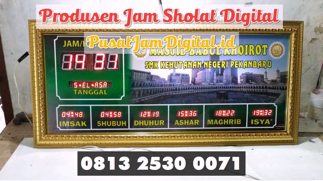  Jam Dinding Digital Masjid  Merangin WA 0813 2530 0071 