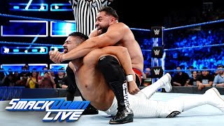 Rusev & Lana Vs. Andrade Cien Almas & Zelina Vega Smackdown Live, Aug. 21, 2018