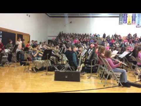 2017 North Mac Intermediate Band, Jingle Bells