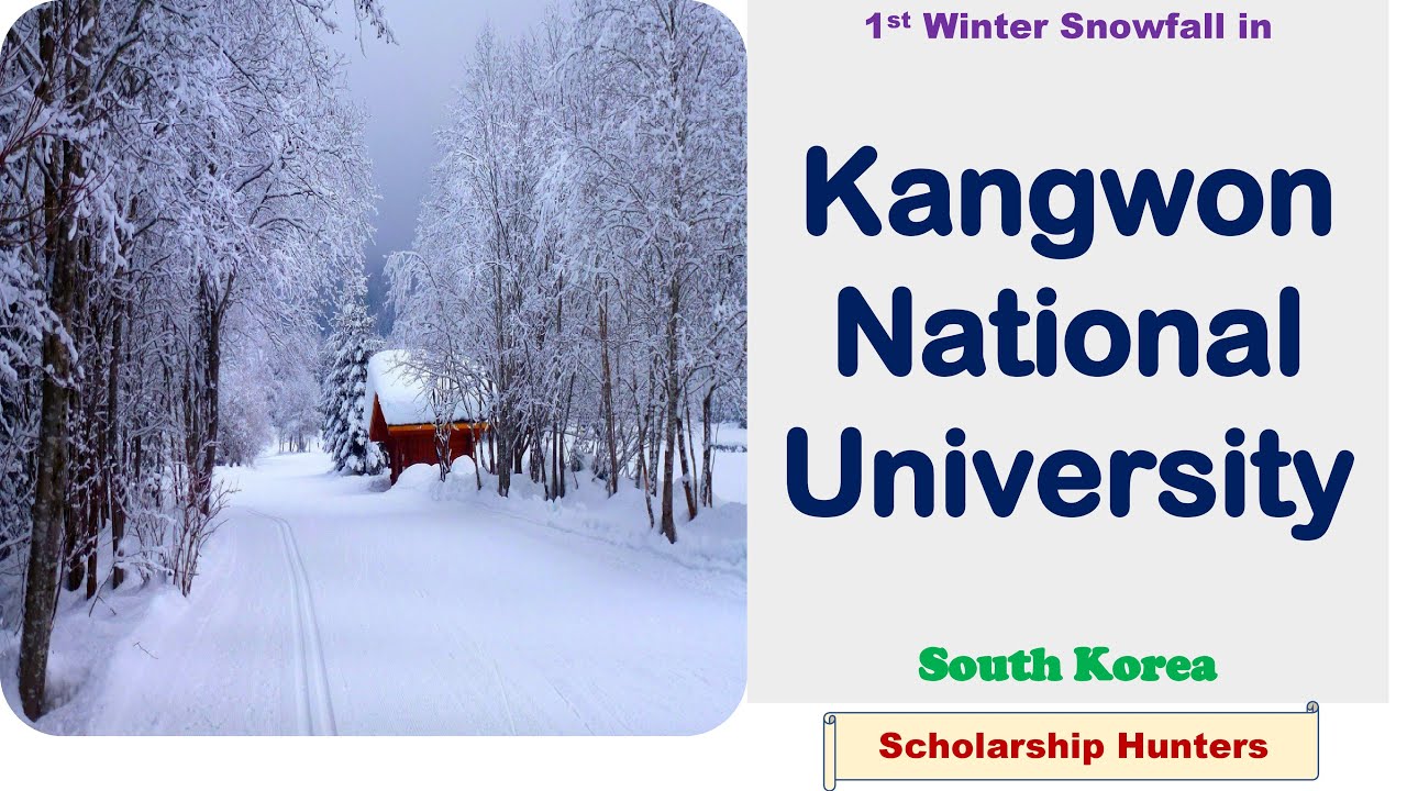 University kangwon national Graduate Program