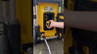 DeWalt DCMPW1600 2 x 18V XR Pressure Washer Battery Run Time #shorts