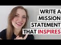 Starting a Nonprofit: How to Write a Mission Statement that INSPIRES