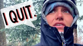Why I QUIT my Thru Hike on the Appalachian Trail..