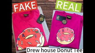 DREW HOUSE Donut SS TEE by Justin Bieber REAL vs FAKE